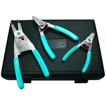 Channellock Snap Ring Pliers Set, Replaceble Tip, 0.023 in Tip Min, 0.120 in Tip Max (1 ST / ST)