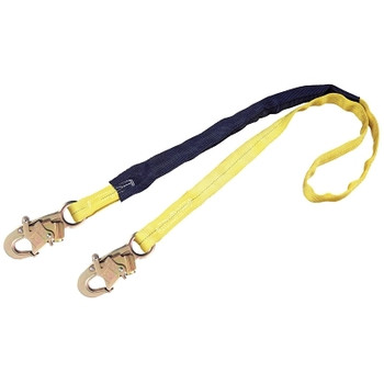 DBI-SALA EZ Stop III Shock Absorbing Lanyard, 6 ft, Self-Locking Snaps Connection (1 EA / EA)