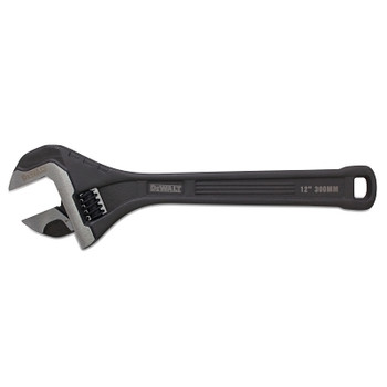 DeWalt All Steel Adjustable Wrench, 12 in L, 1-17/26 in Opening, Oil-Rubbed Finish (2 EA / BX)