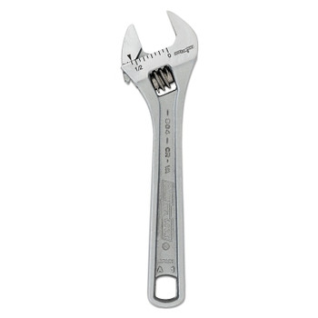 Channellock Adjustable Wrenches, 4 in Long, .51 in Opening, Chrome (5 EA / CTN)