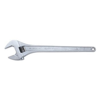 Channellock Adjustable Wrenches, 24 in Long, 2.44 in Opening, Chrome (1 EA / EA)