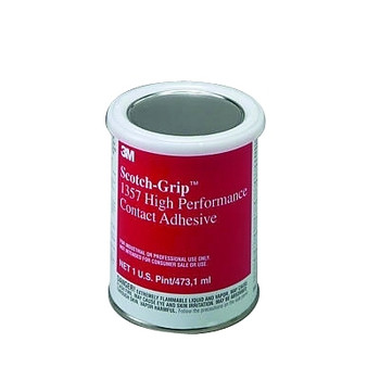 3M Industrial Scotch-Grip High Performance Contact Adhesive 1357, 1 pt, Can, Gray-Olive (1 BO / BO)