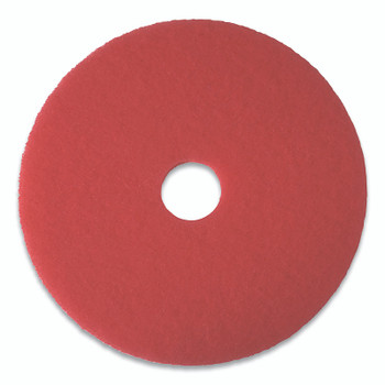 Boardwalk Buffing Floor Pad, 17 in, Red (5 EA / CT)