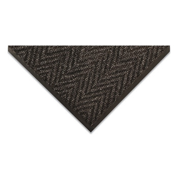 NoTrax Arrow Trax Low-Profile Scraper Entrance Mat, 3/8 in x 3 ft W x 6 ft L, Needle-Punched Yarn, Vinyl Backing, Charcoal (1 EA / EA)