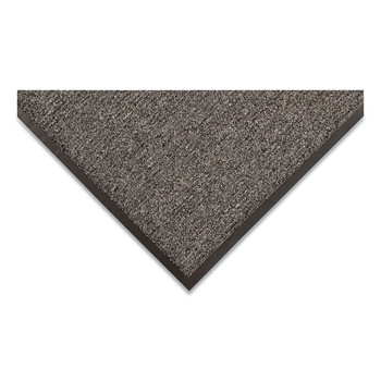 NoTrax Estes Moisture and Debris Capture Entrance Mat, 3/8 in x 4 ft W x 8 ft L, Decalon, Vinyl Backing, Charcoal (1 EA / EA)