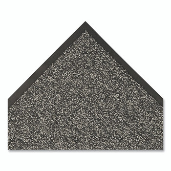 NoTrax Opera Scrape and Dry Entrance Mat, 3/8 in x 3 ft W x 12 ft L, 26 oz Tufted Loop-Pile Poly/Decalon, Vinyl Backing, Gray (1 EA / EA)