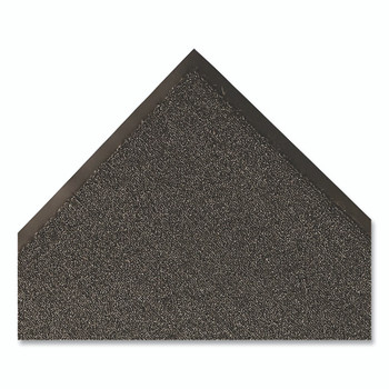 NoTrax Opera Scrape and Dry Entrance Mat, 3/8 in x 6 ft W x 12 ft L, 26 oz Tufted Loop-Pile Poly/Decalon, Vinyl Backing, Black (1 EA / EA)