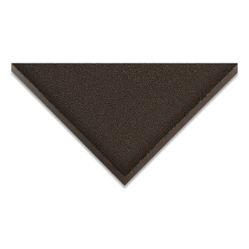 NoTrax Ovation Drying and Cleaning Entrance Mat, 5/16 in x 4 ft W x 6 ft L, Decalon, Vinyl Backing, Black (1 EA / EA)