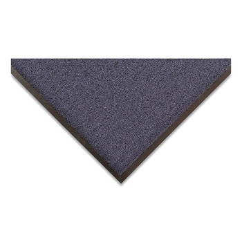 NoTrax Ovation Drying and Cleaning Entrance Mat, 5/16 in x 4 ft W x 8 ft L, Decalon, Vinyl Backing, Blue (1 EA / EA)