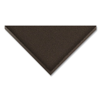 NoTrax Ovation Drying and Cleaning Entrance Mat, 5/16 in x 3 ft W x 10 ft L, Decalon, Vinyl Backing, Black (1 EA / EA)