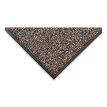 NoTrax Encore Moisture and Scrape Entrance Mat, 3/8 in x 4 ft W x 8 ft L, 22 oz Tufted Prelude/Decalon, Vinyl Backing, Gray (1 EA / EA)