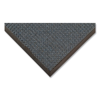 NoTrax Guzzler Scraping and Moisture Trap Entrance Mat, 3/8 in x 2 ft W x 3 ft L, Polypropylene/Rubber, Slate Blue (1 EA / EA)
