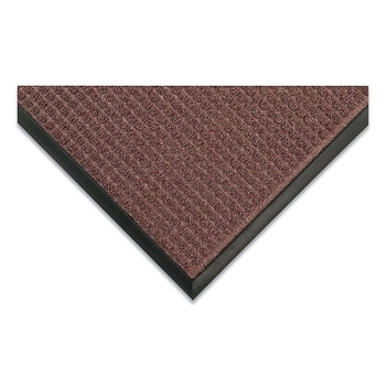 NoTrax Guzzler Scraping and Moisture Trap Entrance Mat, 3/8 in x 4 ft W x 6 ft L, Polypropylene/Rubber, Burgundy (1 EA / EA)