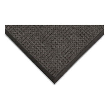 NoTrax Guzzler Scraping and Moisture Trap Entrance Mat, 3/8 in x 3 ft Wx 10 ft L, Polypropylene/Rubber, Charcoal (1 EA / EA)