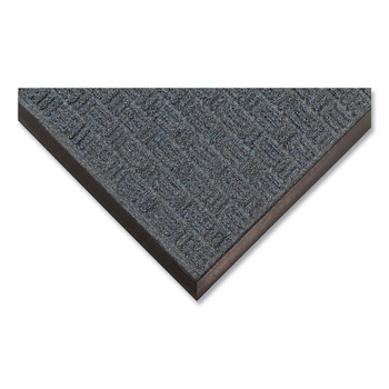 NoTrax Portrait Debris and Moisture Catch Entrance Mat, 3/8 in x 2 ft W x 3 ft L, Tufted Loop-Pile Yarn, Rubber, Slate Blue (1 EA / EA)