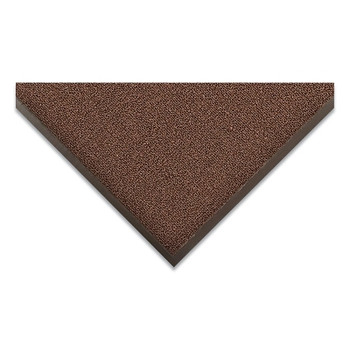 NoTrax Prelude Non-Absorbent Scraper Entrance Mat, 3/8 in x 4 ft W x 6 ft L, 19 oz Coarse Loop-Twisted Poly, Vinyl Backing, Brown (1 EA / EA)