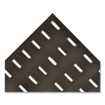 NoTrax Cushion-Dek Anti-Slip Mat, 7/16 in x 2 ft W x 3 ft L, 100% Recycled PVC, Black (1 EA / EA)
