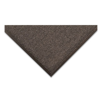 NoTrax Atlantic Olefin Stain Resist Carpet Entry Mat, 3/8 in x 4 ft W x 8 ft L, Decalon/Olefin Tufted Cut Pile, Vinyl, Gun Metal (1 EA / EA)