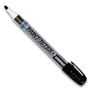 Markal Paint-Riter+ Aerospace Paint Marker, Black, 3 mm, Medium Tip (48 EA / CA)