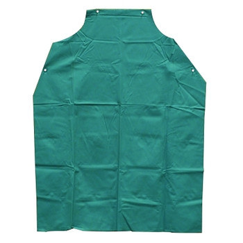 Anchor Brand Bib Apron, 45 in X 35 in, Vinyl, Green (1 EA / EA)