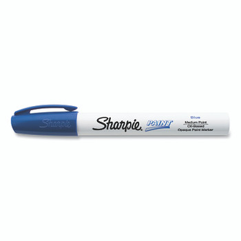 Sharpie Oil Based Paint Marker, Blue, Medium Bullet (12 EA / DZ)