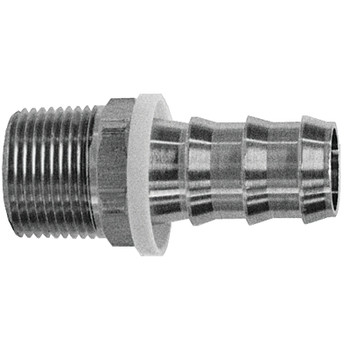 Dixon Valve Barbed Push-On Hose Fittings, 1/4 in x 1/4 in (NPT) (1 EA / EA)