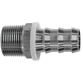 Dixon Valve Barbed Push-On Hose Fittings, 1 in x 1 in (NPT) (50 EA / BX)