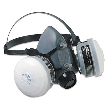 Honeywell North 5500 Series Low Maintenance Half Mask Respirators, Large, OV/N95 Cartridges (1 EA / EA)