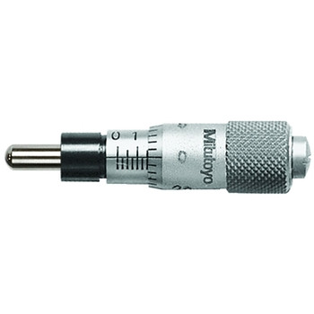 Mitutoyo Series 148 Micrometer Heads, 0-0.5 in, .001 in, Plain Stem .375" Diam (1 EA / EA)