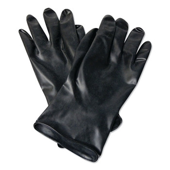Honeywell North Chemical Resistant Butyl Glove, Size 8, Black, 13 mil, Smooth (1 PR / PR)