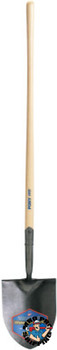 The AMES Companies, Inc. Shovels, 12 in X 8 3/4 in Round Point Blade, 47 in White Ash Straight Handle (1 EA/EA)