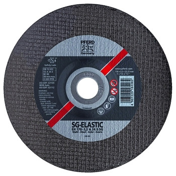 Pferd Depressed Center Thin Cut-Off Wheel, 5 in Dia, .045 Thick, 46 Grit, Alum Oxide (25 EA / BOX)