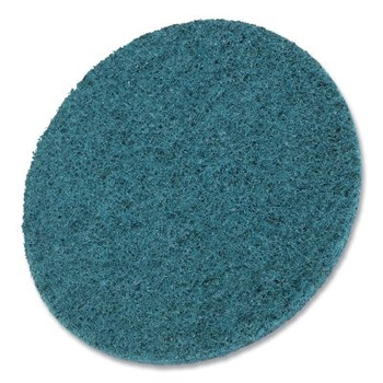 Scotch-Brite Surface Conditioning Disc, 5 in, Hook & Loop, Very Fine, Aluminum Oxide, 10000 rpm, Blue (1 EA / EA)