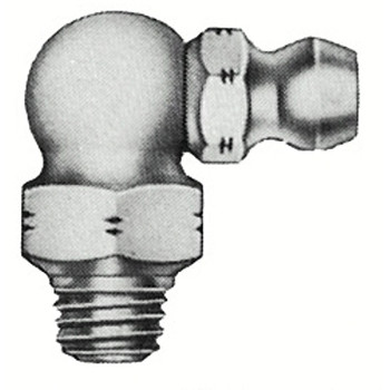 Alemite Non-Corrosive Fittings, Elbow - 90Ã‚Â°, 3/4 in, Male/Male, 1/4 in (SAE) (1 EA / EA)