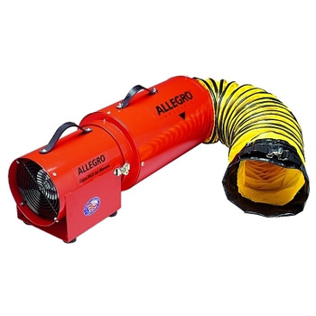 Allegro AC Com-Pax-Ial Blowers w/Canister, 1/3 hp, 115 V, 25 ft. Ducting (1 EA / EA)