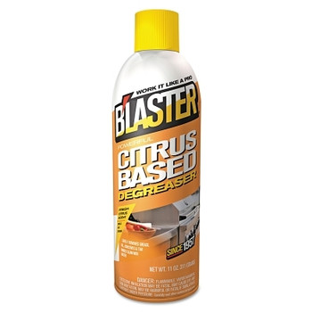 B'LASTER Citrus Based Degreaser, 16 oz Container Size, 11 oz Fill Amount, Aerosol Can (12 CN / CA)