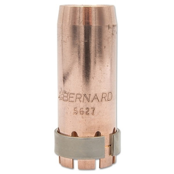 Bernard Mig Nozzles, Recessed, 3/4 in Bore, For Bernard W-Gun, Copper (1 EA / EA)