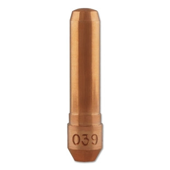 Bernard Centerfire MIG Contact Tip, 0.039 in Tip ID, 1.5 in Long, Non-Threaded, Tapered Base (10 EA / PK)