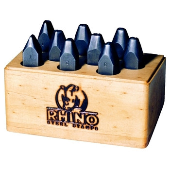 C.H. Hanson Rhino Number Stamp Sets, 1/8 in, 0 thru 8 (1 ST / ST)