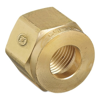 Western Enterprises Regulator Nuts, 500 psig, Brass, CGA-622 (1 EA / EA) Western Enterprises Regulator Nuts, 500 psig, Brass, CGA-622 (1 EA / EA)