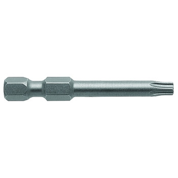 APEX Torx Power Bits, T-6, 1/4 in Drive, 1 15/16 in (5 EA / PK)