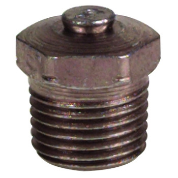 Alemite Relief Fittings, Straight, 1/2 in, Male/Male, 1/8 in (PTF), 80 psi (1 EA / EA) Alemite Relief Fittings, Straight, 1/2 in, Male/Male, 1/8 in (PTF), 80 psi (1 EA / EA)