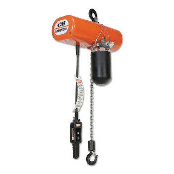 CM Columbus McKinnon Lodestar Electric Chain Hoist, 3 Tons Capacity, 15 ft Lifting Height, 3 Falls (1 EA/EA)