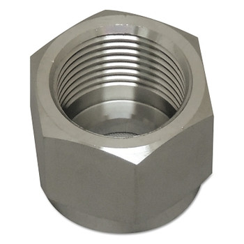 Western Enterprises Regulator Inlet Nuts, Oxygen, Stainless Steel, CGA-540 (1 EA / EA)