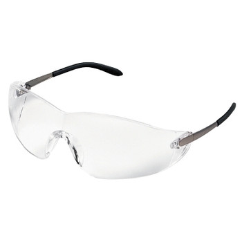 MCR Safety S21 Series Protective Eyewear, Clear Lens, Polycarbonate, Chrome Frame (12 EA / BOX)