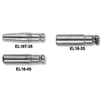 Tweco Eliminator Style Contact Tip, 0.035 in Wire, 0.044 in Tip, Tapered, EL16T (25 EA / PK)
