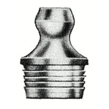 Alemite Drive Fittings, Straight, 37/64 in, Male/Male, (1 EA / EA)