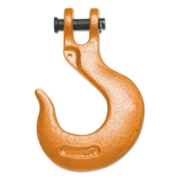 Campbell 473 Series Clevis Grab Hooks, 5/16 in, 5,100 lb, Painted Orange (1 EA / EA)