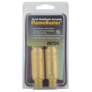 Victor FlameBuster Flashback Arrestors, FBR-1, Oxy/Fuel, B 9/16 in-18 RH/LH, Regulator (1 EA / EA)