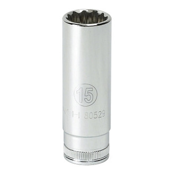 Apex 3/8 in Drive 6 and 12 Point Metric Deep Length Sockets, 10 mm Tip, 12 Pt (1 EA / EA)